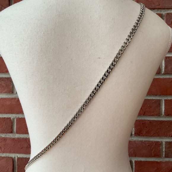 Replacement Silver Metal Chain Crossbody Shoulder Bag Strap NEW - Picture 6 of 10